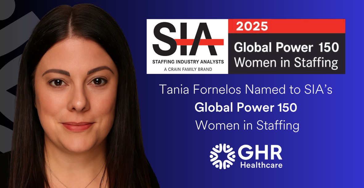 NEWS: GHR Healthcare’s Tania Fornelos Honored in SIA’s 2025 Global Power 150 Women in Staffing