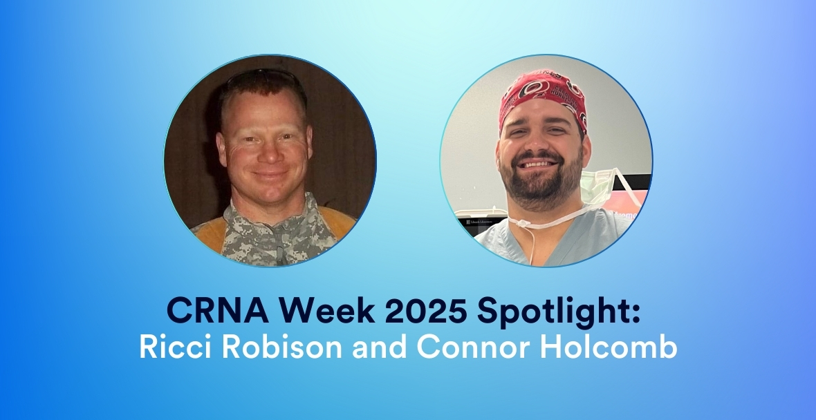 CRNA Week 2025 Spotlight: Ricci Robison and Connor Holcomb